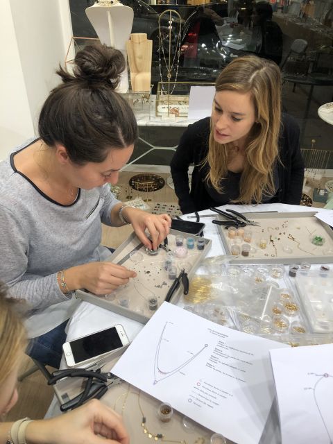 Paris: Create Your Own DIY Jewelry Souvenir Workshop - Picking your stones, beads, chains, and jewel shape