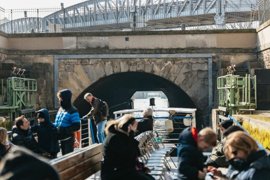 Paris: Cruise on the Saint-Martin Canal and the Seine River - From Arsenal Port to the Seine: shifting worlds in one smooth move