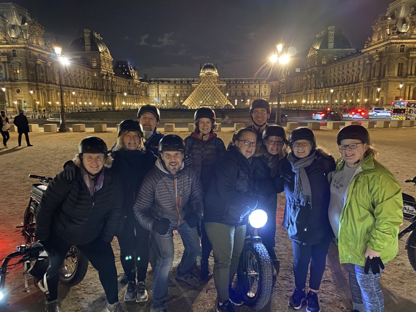 Paris: Eiffel Tower and Notre Dame Night Tour by E-Bike - From US and France Connections to the Final Sweep Back