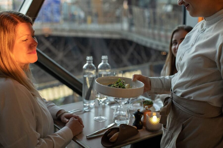 Paris: Eiffel Tower Dining, Gustave Menu at Madame Brasserie - Drinks Included: Champagne Toast and Wine Pairing Choices