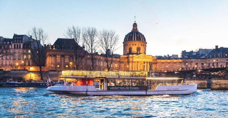 Paris: Evening River Cruise with Music - The Seine itinerary in real life, from Les Invalides to the Grand Palais