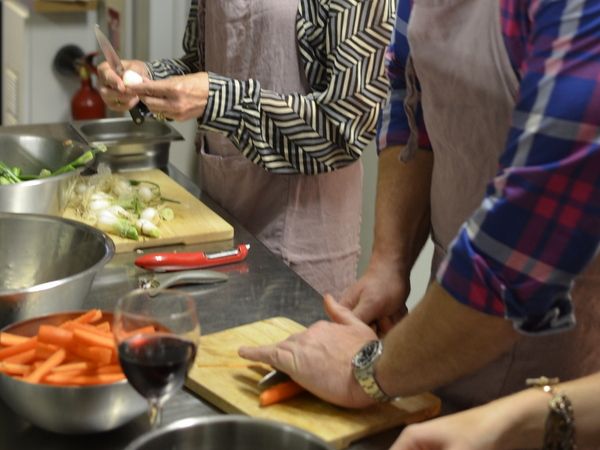 Paris: Full-Day Cooking Class, Market Tour and Lunch - Lunch Around 15:00: Wine, Cheese, and the Friendly French Table