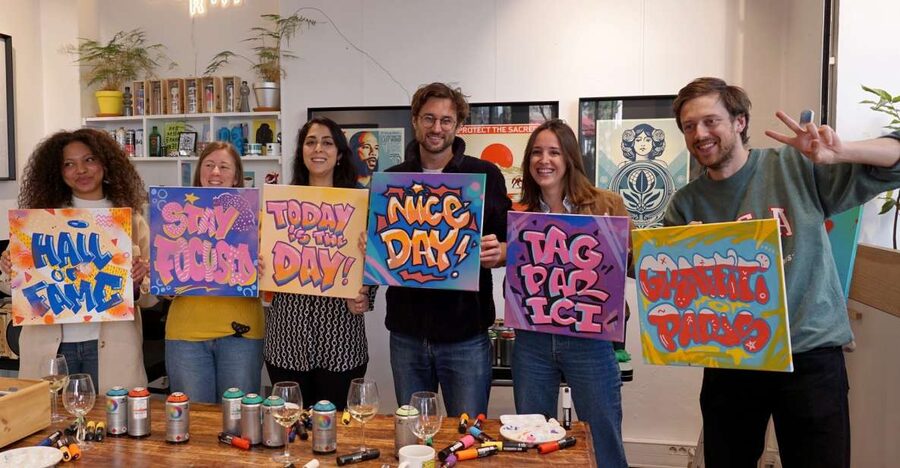 Paris: Graffiti on Canvas Workshop at an Art Studio - Where it happens, and how to show up smoothly