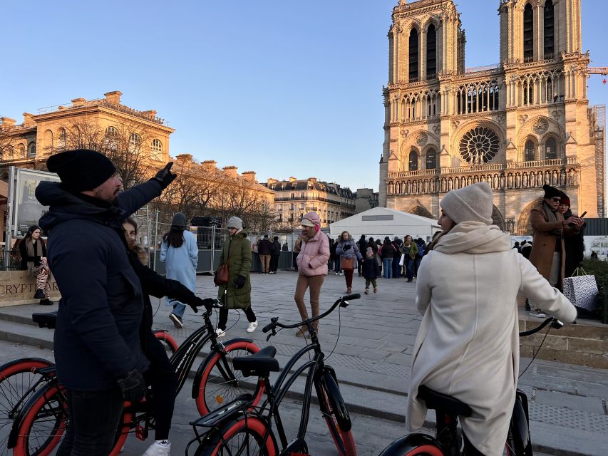 Paris: Guided City Highlights Bike Tour - Notre-Dame area and the Latin Quarter pass-by: bearings over deep touring