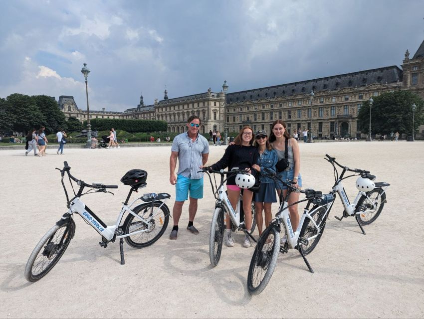 Paris: Guided Private E-bike Sightseeing Tour - Arc de Triomphe and Parc du Champs de Mars: building toward the Eiffel Tower