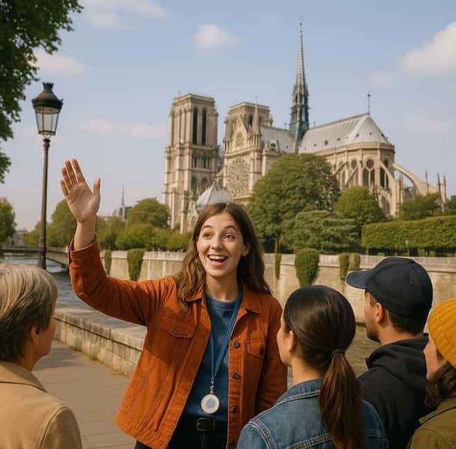 Paris: Latin Quarter Essential Highlights Walking Tour - Place Louis Lépine to Notre Dame: street-level views without the grind