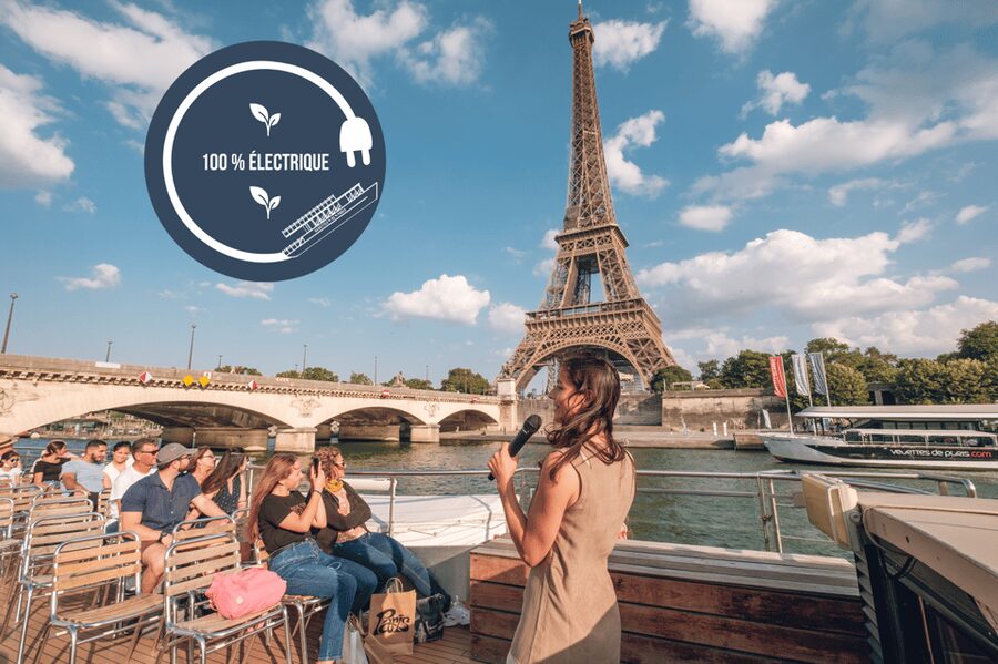 Paris: Live Guided Cruise with Crepe and Soft Drink - Why a 100% electric Seine cruise feels different