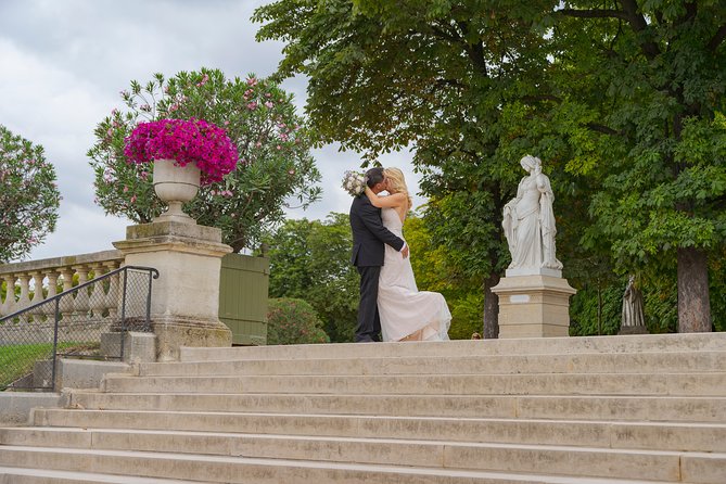 Paris Luxembourg Garden Wedding Vows Renewal Ceremony with Photo Shoot - Dress and shoes: plan for photos, not just comfort