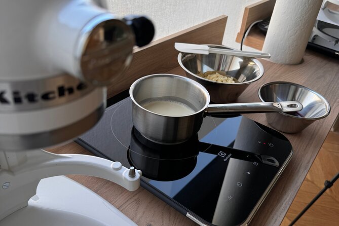 Paris Macaron baking class with a Chef Patissier - Paris Macaron Class Setup at 85 Rue de Rome