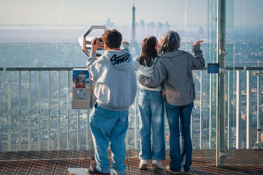 Paris: Montparnasse Tower Observation Deck Entry Ticket - The rooftop and observation deck flow: quick elevator, then slow looking