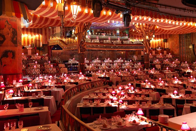 Paris Moulin Rouge 3-Courses Dinner with Wine and Show - The Féerie Revue: Doriss Girls, Moving Staircases, and the Can-Can