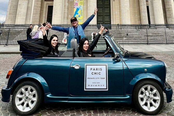 Paris or Versailles Chic Car Tour - Hotel pickup and a mobile ticket, the low-stickiness version of Paris