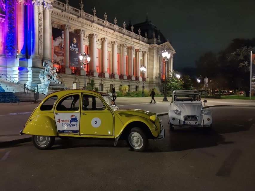 Paris: Private Christmas Lights Tour by Citroën 2CV - Why this 2CV Christmas Lights tour feels different at night