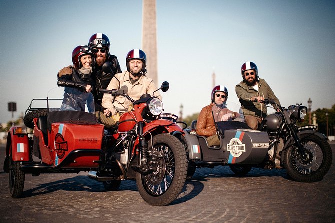 Paris Private Flexible Duration Guided Tour on a Vintage Sidecar - Meet at Place Saint-Michel, Then Get Set for Wind