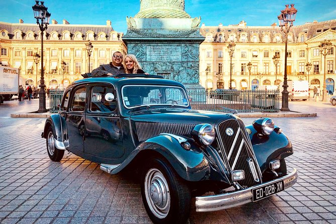 Paris Private Guided Tour in a Vintage Car with Driver - How long each stop feels in real time