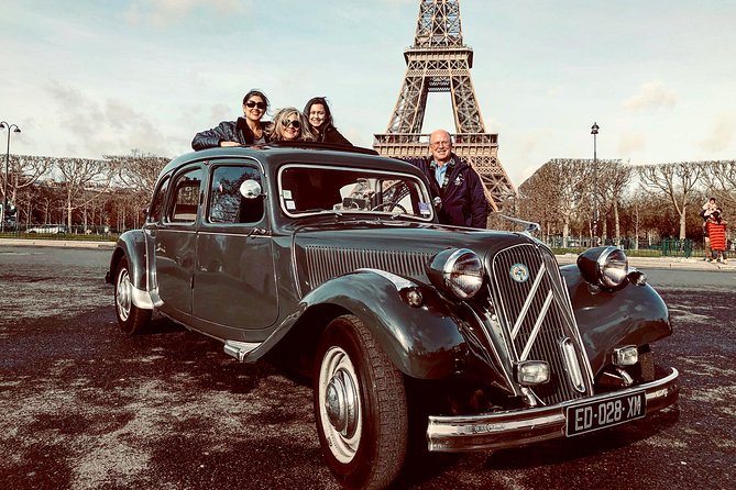 Paris Private Guided Tour in a Vintage Car with Driver - Triomphe and the Paris roundabout loop