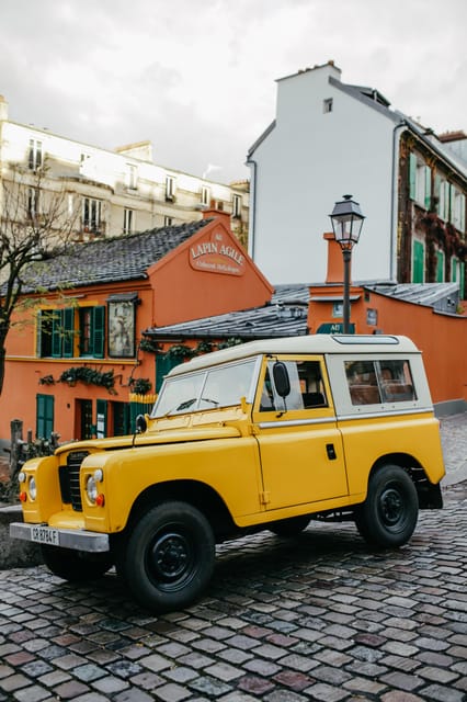 Paris: Private Guided Tour in a vintage Land Rover - Pickup timing and where you meet (Right Bank or arranged together)