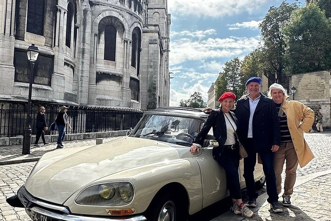 Paris Private Guided Tour in a Vintage Open Top French Car - Montmartre: Photo-Friendly Street Energy and the Sacré-Cœur View