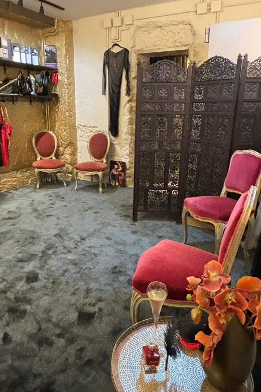 Paris: Private Lingerie Fitting activity - Your VIP lounge session: champagne, treats, and a boudoir-style feel