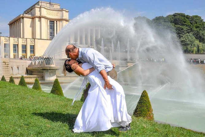 Paris Renew Your Wedding Vows Experience with Professional Photographer - The photographer-led stroll: backgrounds around the tower and Seine