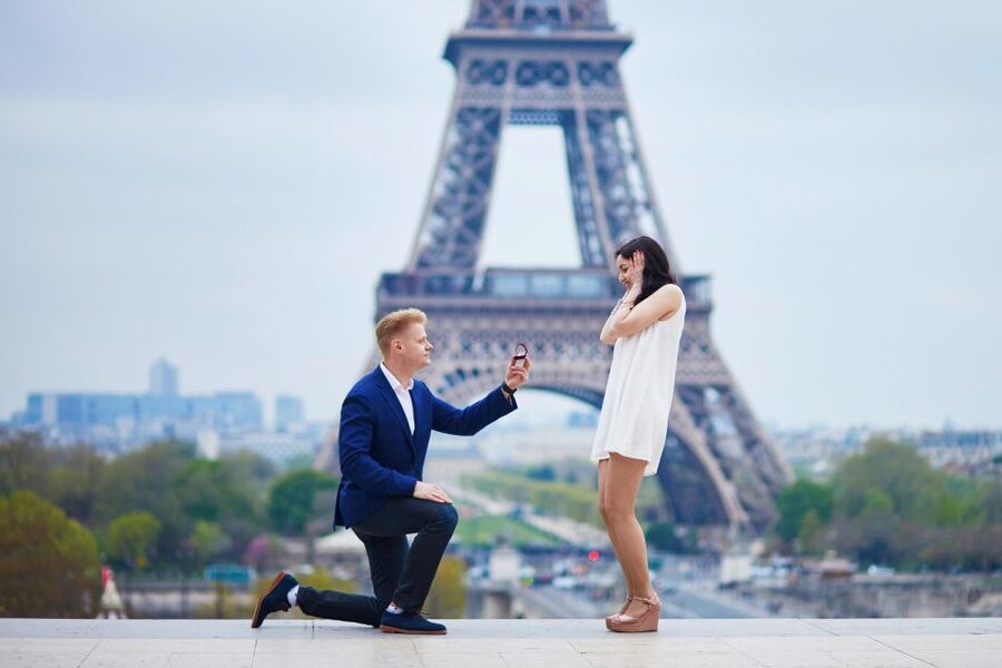 Paris: Romantic Photoshoot for Couples - Why the Eiffel Tower couples setup actually works