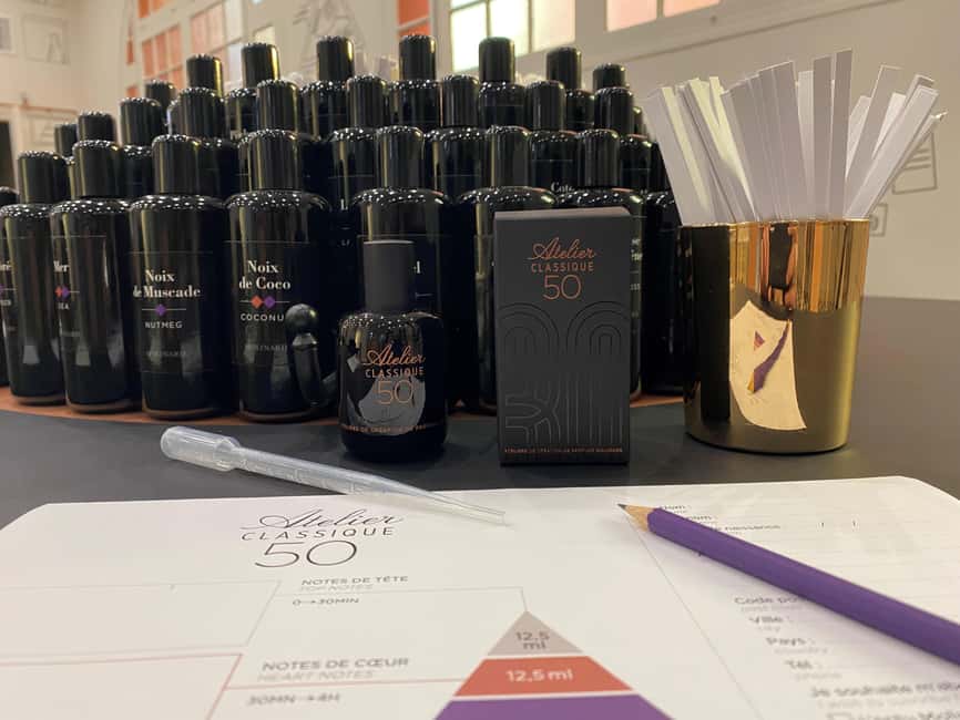 Paris Saint Honoré Ier: Perfume Creation Workshop - The perfume organ and 90 essences, top to base
