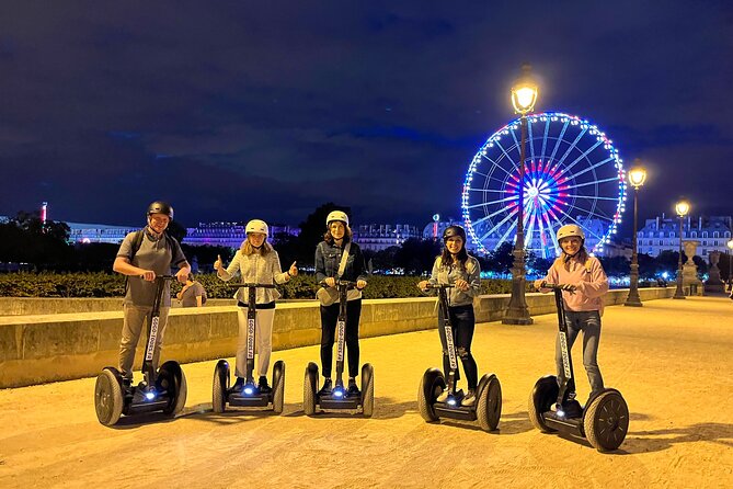 Paris: Segway Night highlights small group tour - Champ de Mars and the Eiffel Tower: the payoff stop