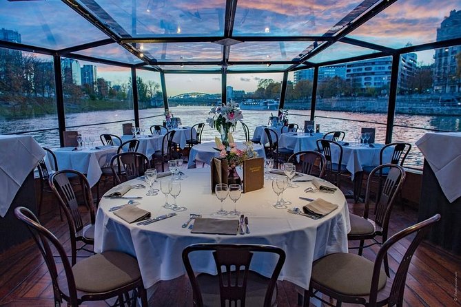 Paris Seine River Gourmet Lunch Cruise with Champagne Option - Boarding at Promenade Édouard Glissant: Timing and Dock Details