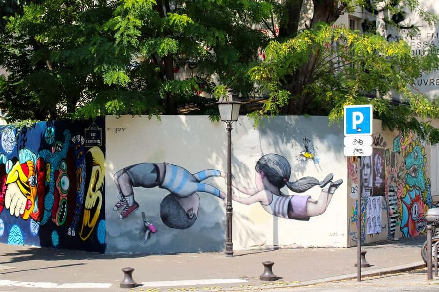 Paris Street Art at La Butte-aux-Cailles - Ephemeral vs. permanent street art: why that difference changes everything