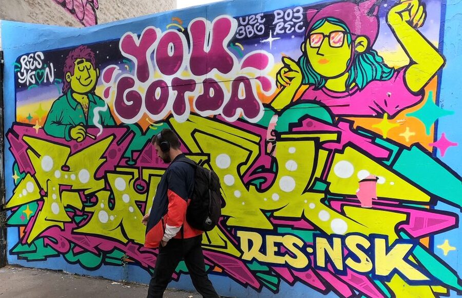 Paris: Street Art Open-Air Museum Bike Tour - Station F coffee: the creative intermission that makes sense