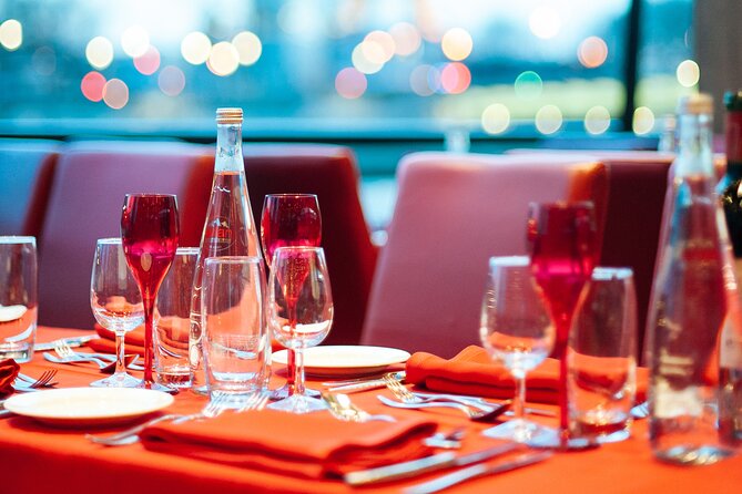Paris Valentine's Day Dinner Cruise by Bateaux-Mouches - The 4-Course Dinner, Champagne, and Wine Per Couple