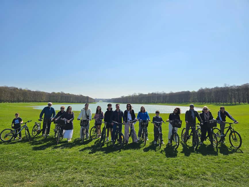 Paris: Versailles Golf Cart & Bike Tour with Palace Entry - Royal Gardens by golf cart: groves, fountains, and Apollon Pond