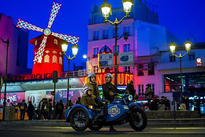 Paris Vintage Tour by Night on a Sidecar with Champagne - Champagne at Golden Hour: When the City Looks Like a Postcard