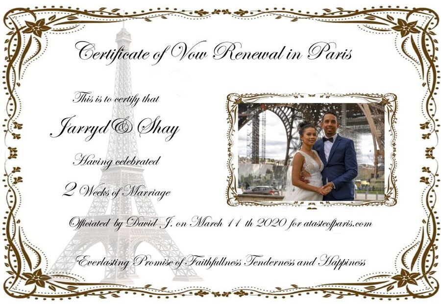 Paris: Wedding Vows Renewal Personal Photo or Video Shoot - Starting at the Carousel of the Eiffel Tower, and Staying Out of the Security Zone