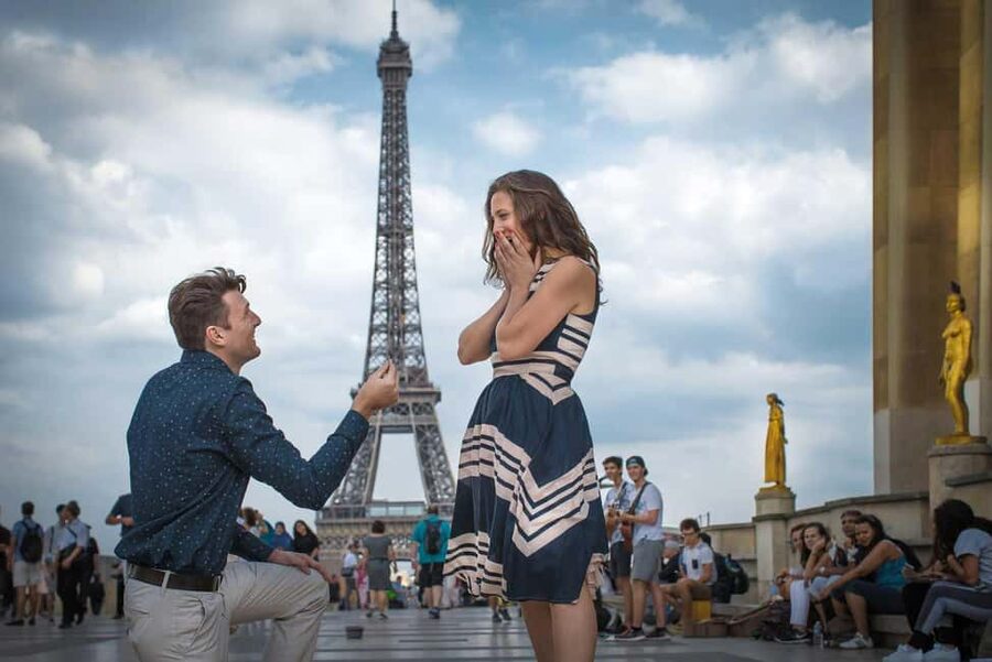 Parisian Proposal Perfection. Photography/Reels & Planning - Liya’s approach to making proposals feel effortless