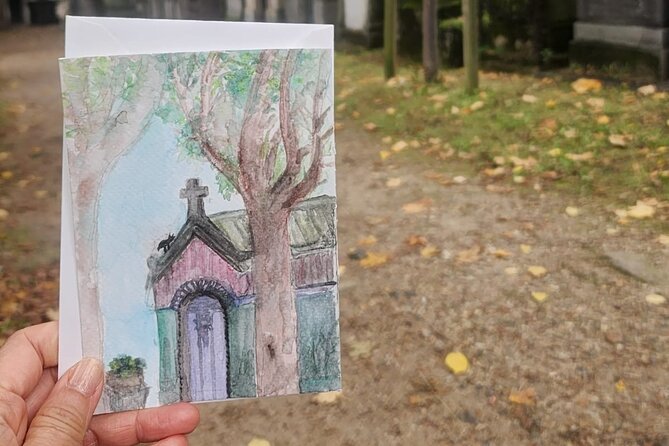 Père Lachaise Cemetery Art: Watercolor Postcard Workshop in Paris - Why Père Lachaise Works So Well for a Watercolor Postcard