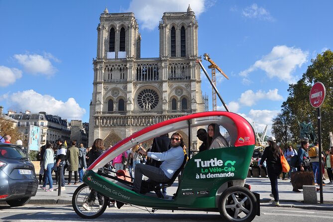 Private City-Tour by rickshaw bike in Paris: The "Saint-Germain" - Place Saint-Michel start, rickshaw bike comfort, and how to pace yourself