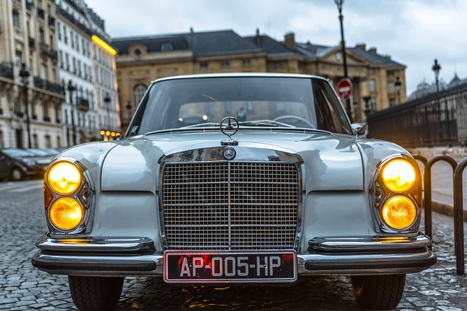 Private Paris guided Tour by classic 1970 Mercedes S Class - Key things to know before you book