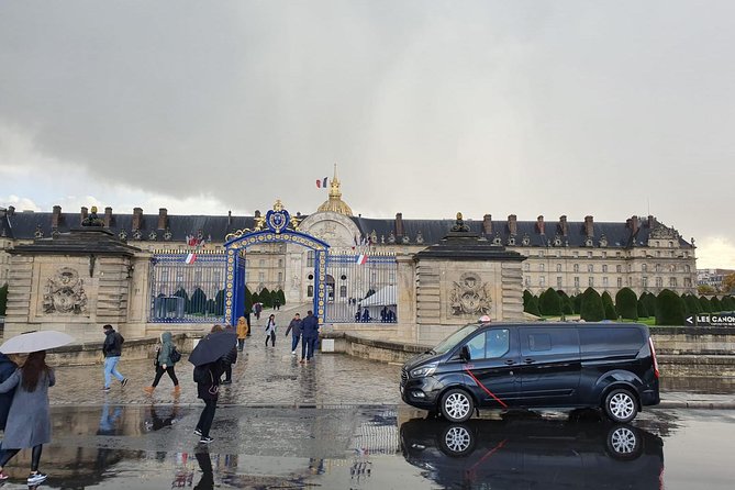 Private Paris Night Lights & Landmarks Tour - Champs-Elysées and Arc de Triomphe, lit up and seen from the right road