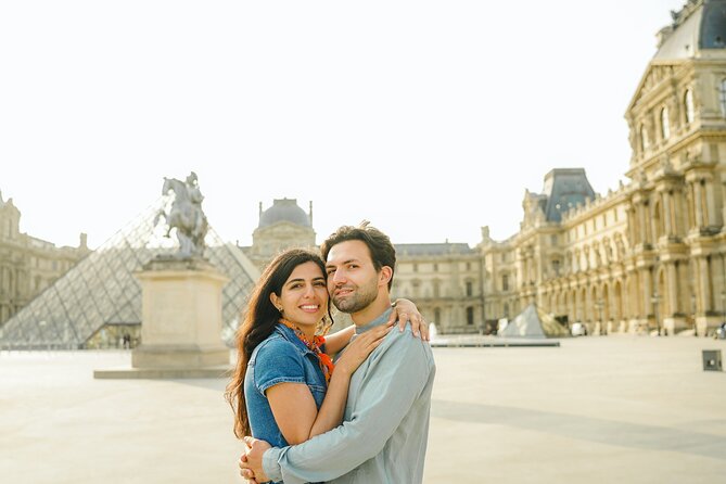 Private Photo Shoot at the Louvre - Stop 1 at the Louvre: pyramids, Grand Palace, gardens, and Seine banks