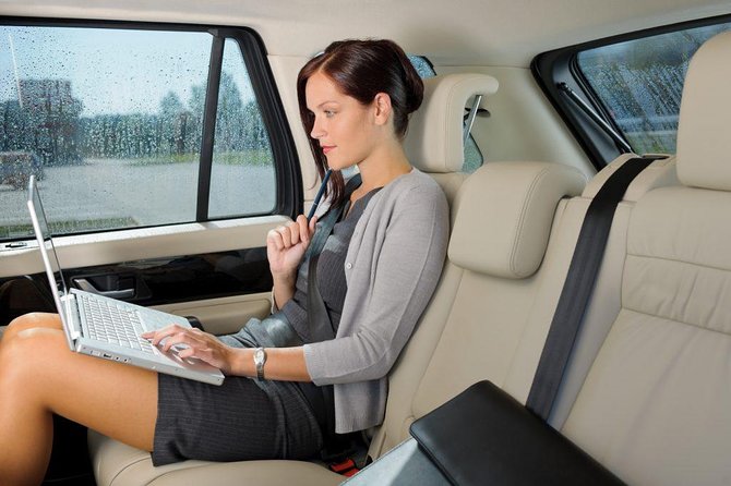 Private Shuttle from Charles de Gaulle Airport to Paris: Premium Service - The ride itself: comfort, iPad WiFi, and handling your luggage