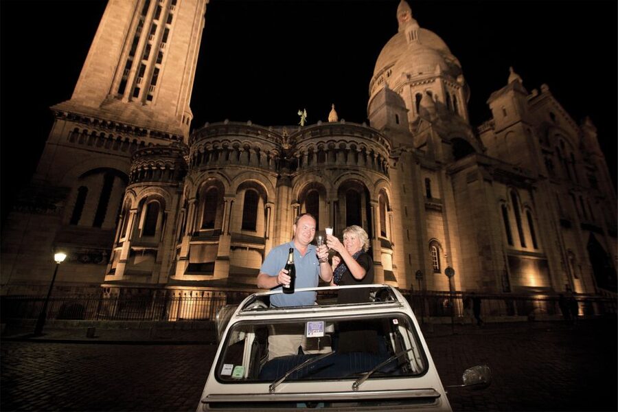 Private tour of Paris by Night with Champagne - Your 2-hour route, from Champs Elysees to Montmartre Sacre Coeur