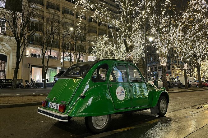 Private tour Paris Christmas lights tour 2 hours in Citroën 2CV - Key things to know before you go