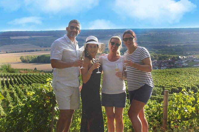 Private Trip: Tour in Epernay & Champagne Tastings from Paris - Entering the big Champagne house caves and tastings