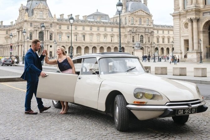 Secrets of Paris Tour in a Vintage Open-Top French Car Citroen DS - Grand Palais, Petit Palais, and the Champs-Élysées run