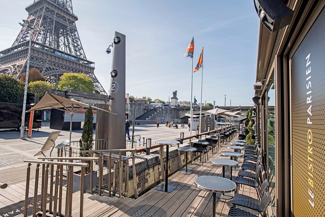 Seine River Sightseeing Cruise and Dinner at Le Bistro Parisien - Eiffel Tower dinner and Seine lights in one 3-hour plan
