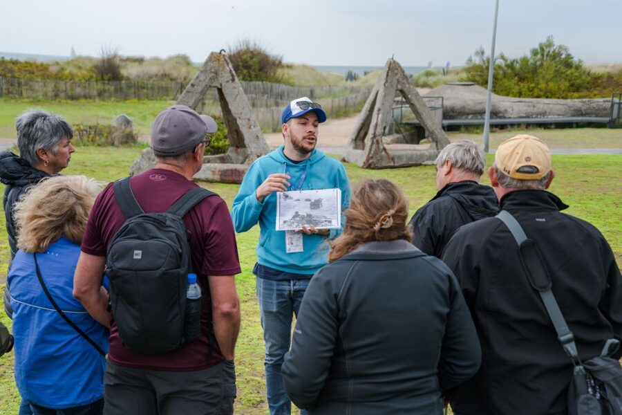 Small-Group Canadian Normandy D-Day Juno Beach from Paris - Hell’s Corner and Abbey d’Ardenne: going inland to understand the fight