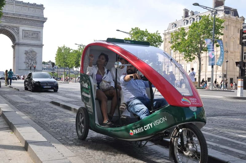 The Tout Paris Private Rickshaw bike Tour with Audio Guide - Key highlights you will actually feel