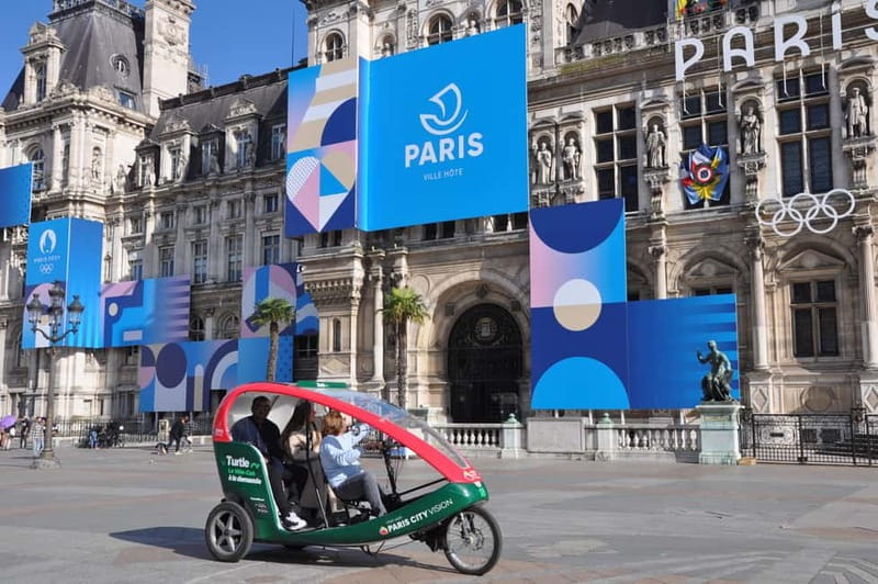 The Tout Paris Private Rickshaw bike Tour with Audio Guide - Onboard audio guide: learning without breaking your rhythm
