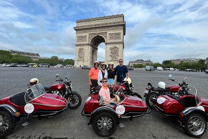 The Ultimate Paris Private Sidecar Experience (2 Hours) - The Eiffel Tower stop: photos, jokes, and staying flexible